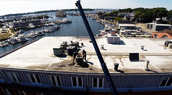 Crane Service at Mystic Shipyard
